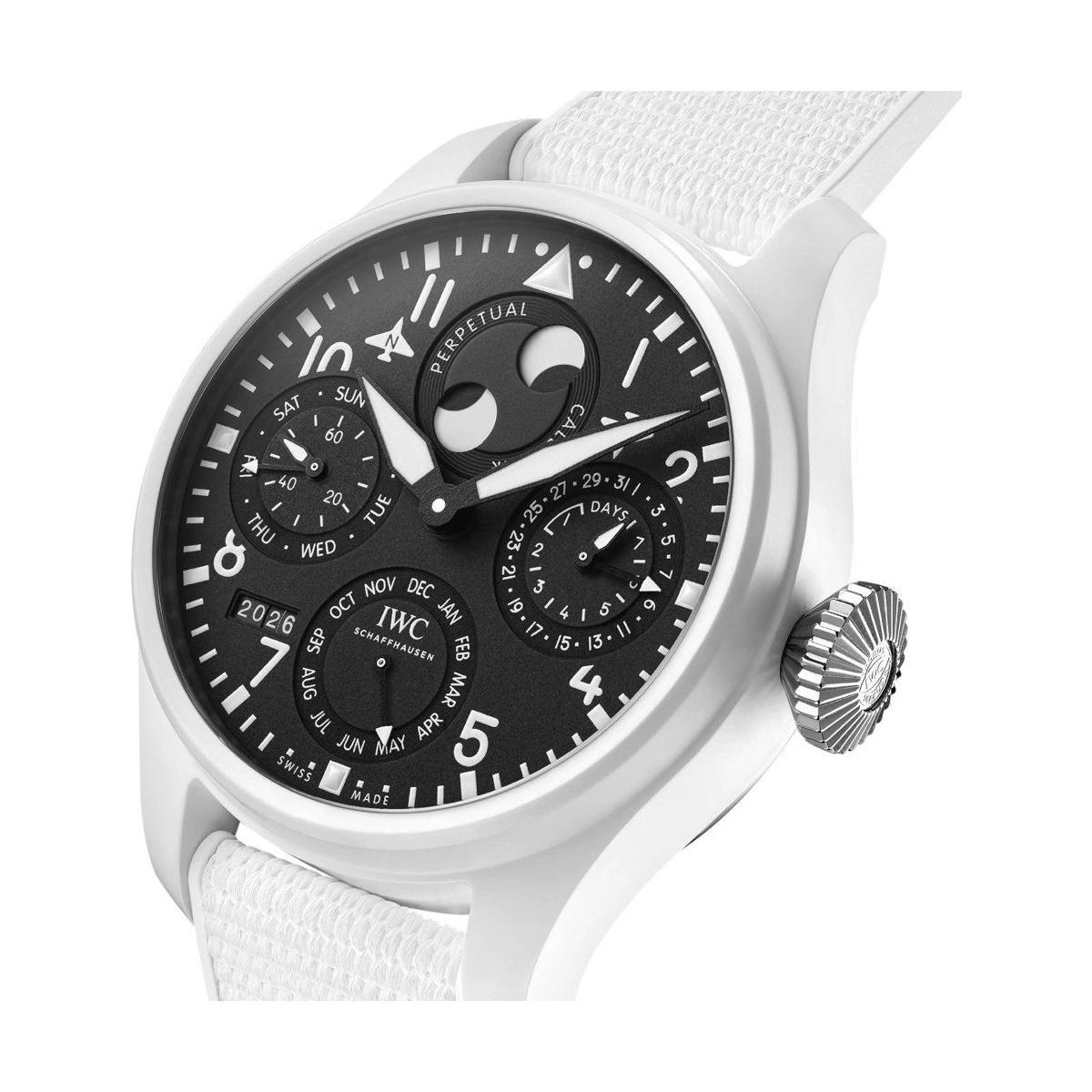 ZEGAREK IWC SCHAFFHAUSEN BIG PILOT'S PERPETUAL CALENDAR TOP GUN LAKE TAHOE