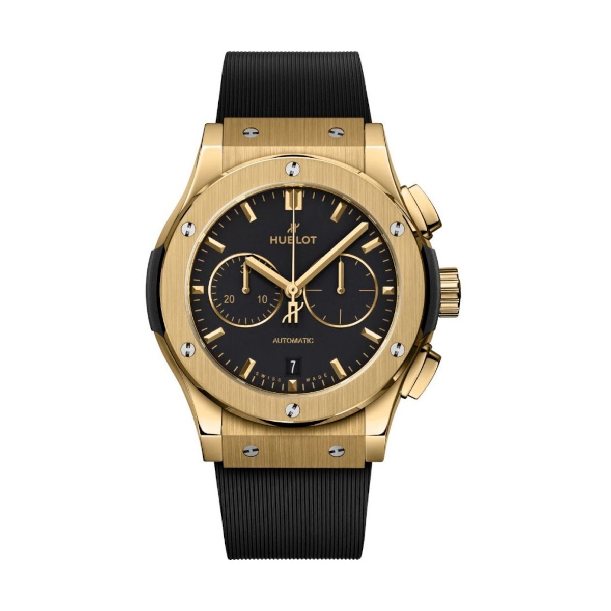 ZEGAREK HUBLOT CLASSIC FUSION CHRONOGRAPH YELLOW GOLD