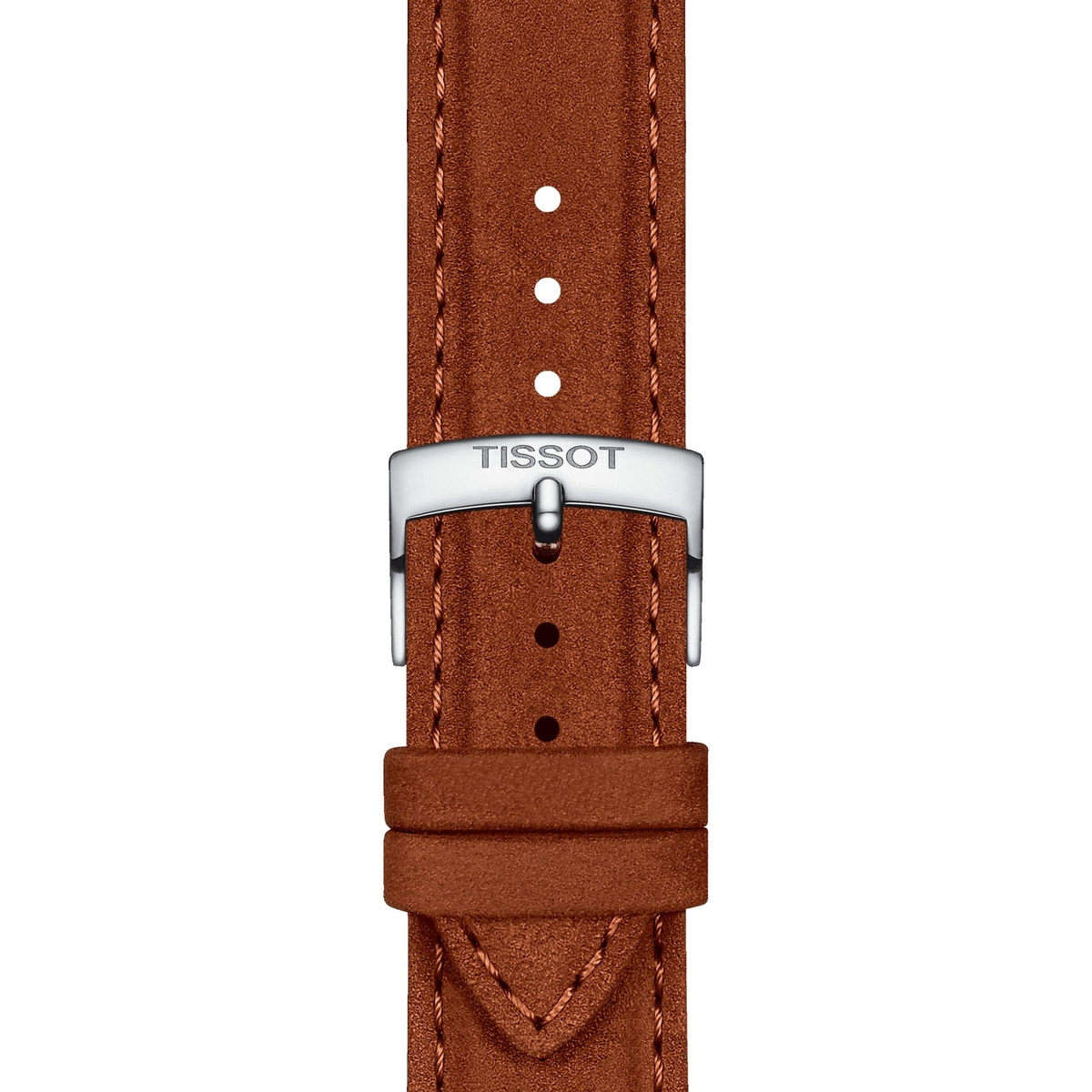 TISSOT BRĄZOWY PASEK ZE SKÓRY 21 MM