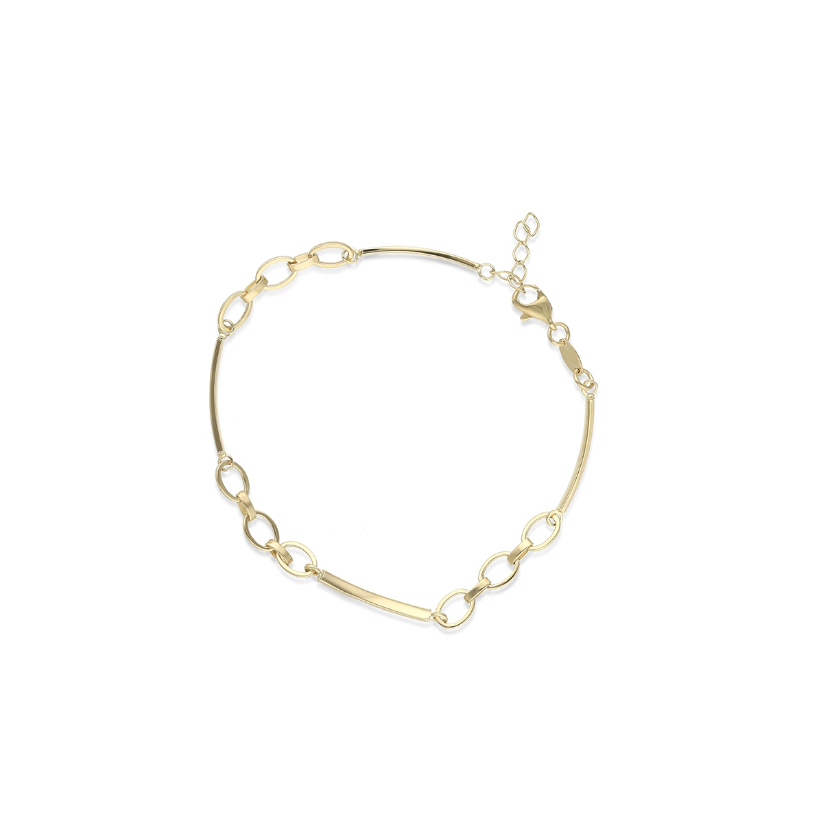 Bransoleta złota z elementem pancerki