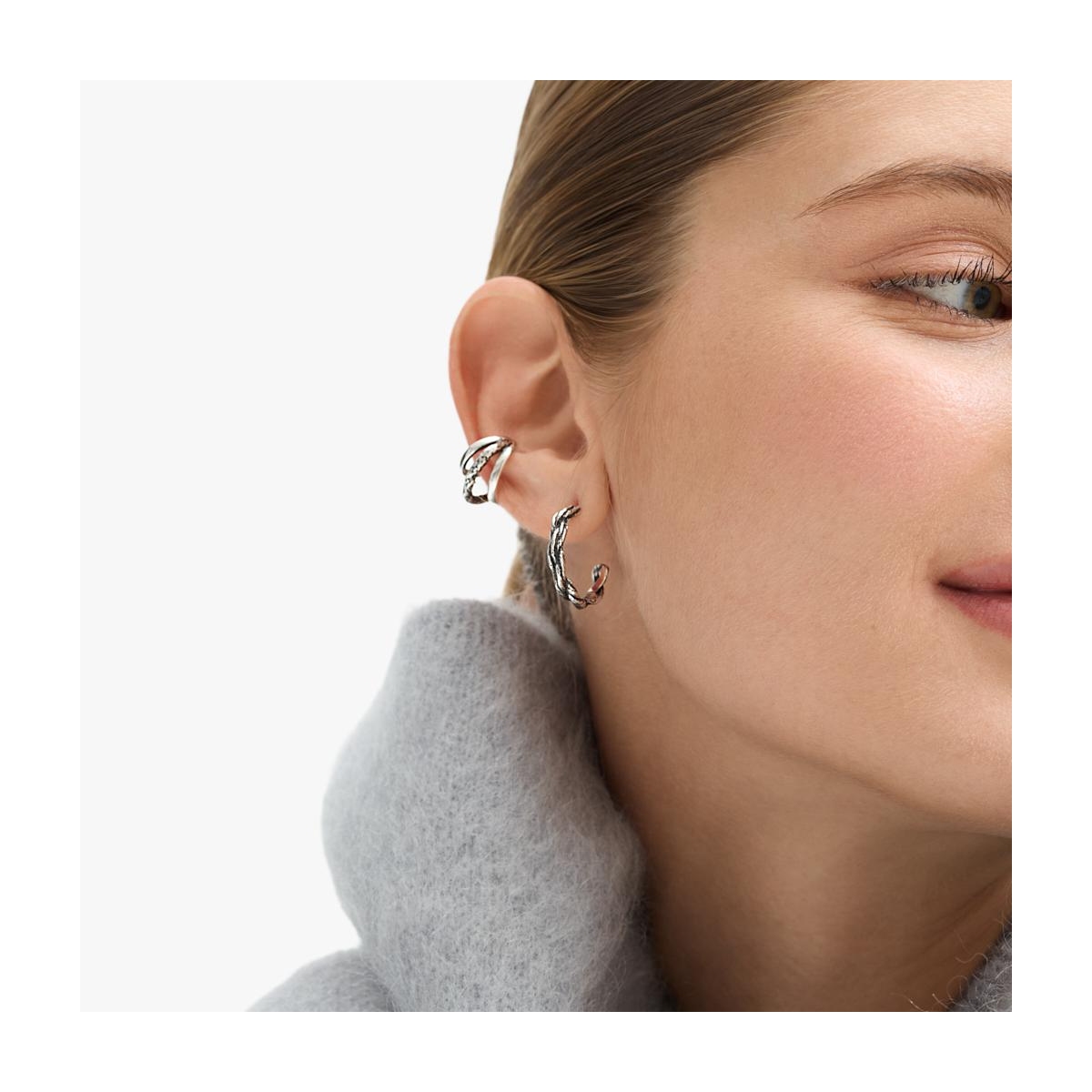 Nausznica srebrna Freedom Forever