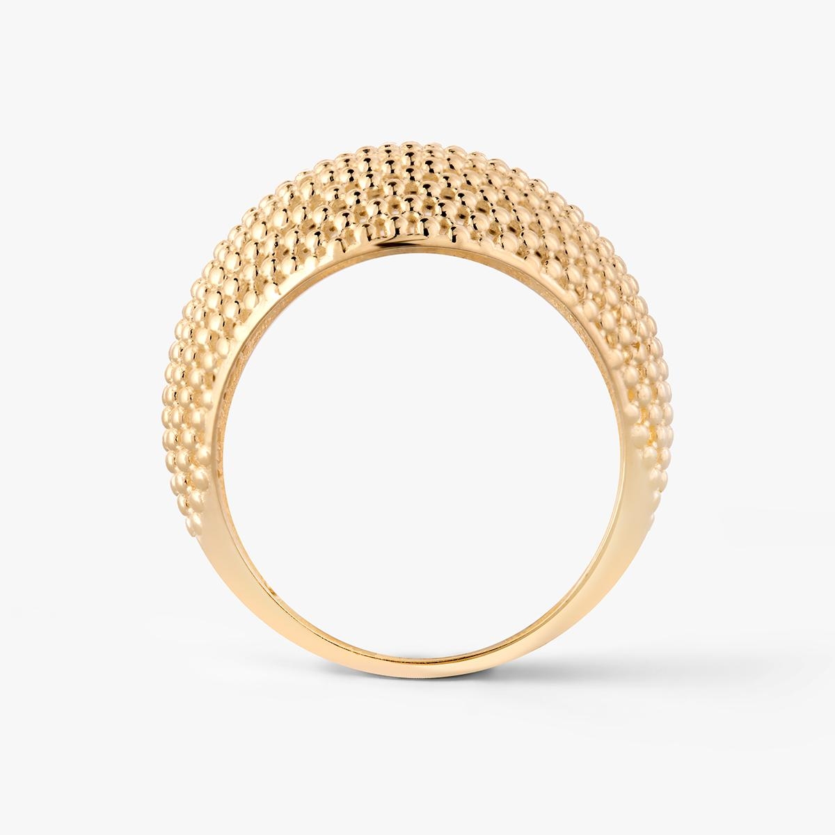 Pierścionek złoty ażurowy