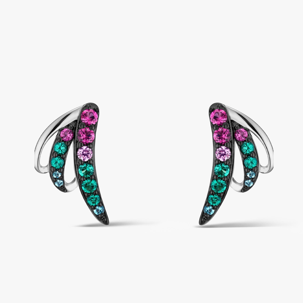 Kolczyki srebrne Preludium Paradise Birds