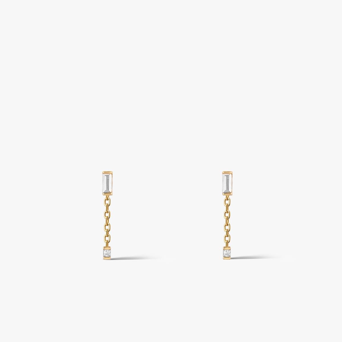 Kolczyki srebrne z cyrkoniami