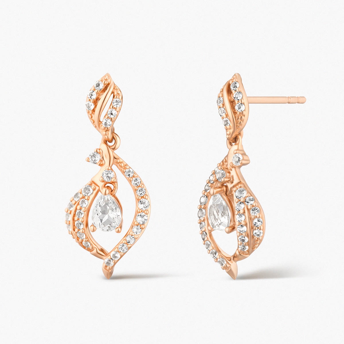 Kolczyki złote Balerina