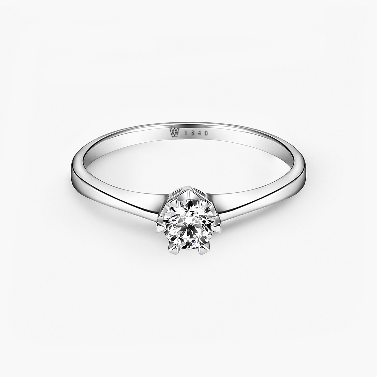 Pierścionek zaręczynowy złoty Jedyny