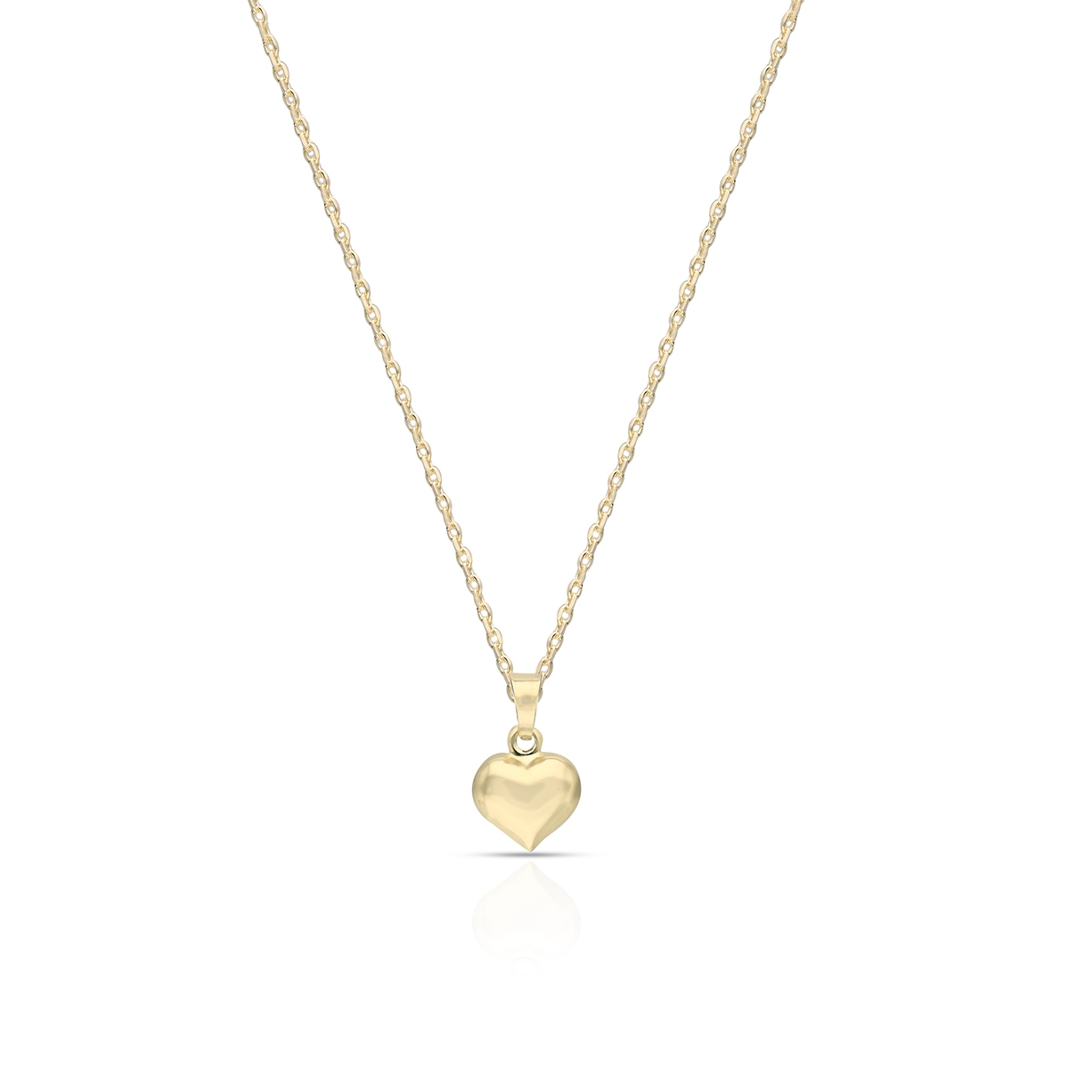 Wisiorek złoty serce