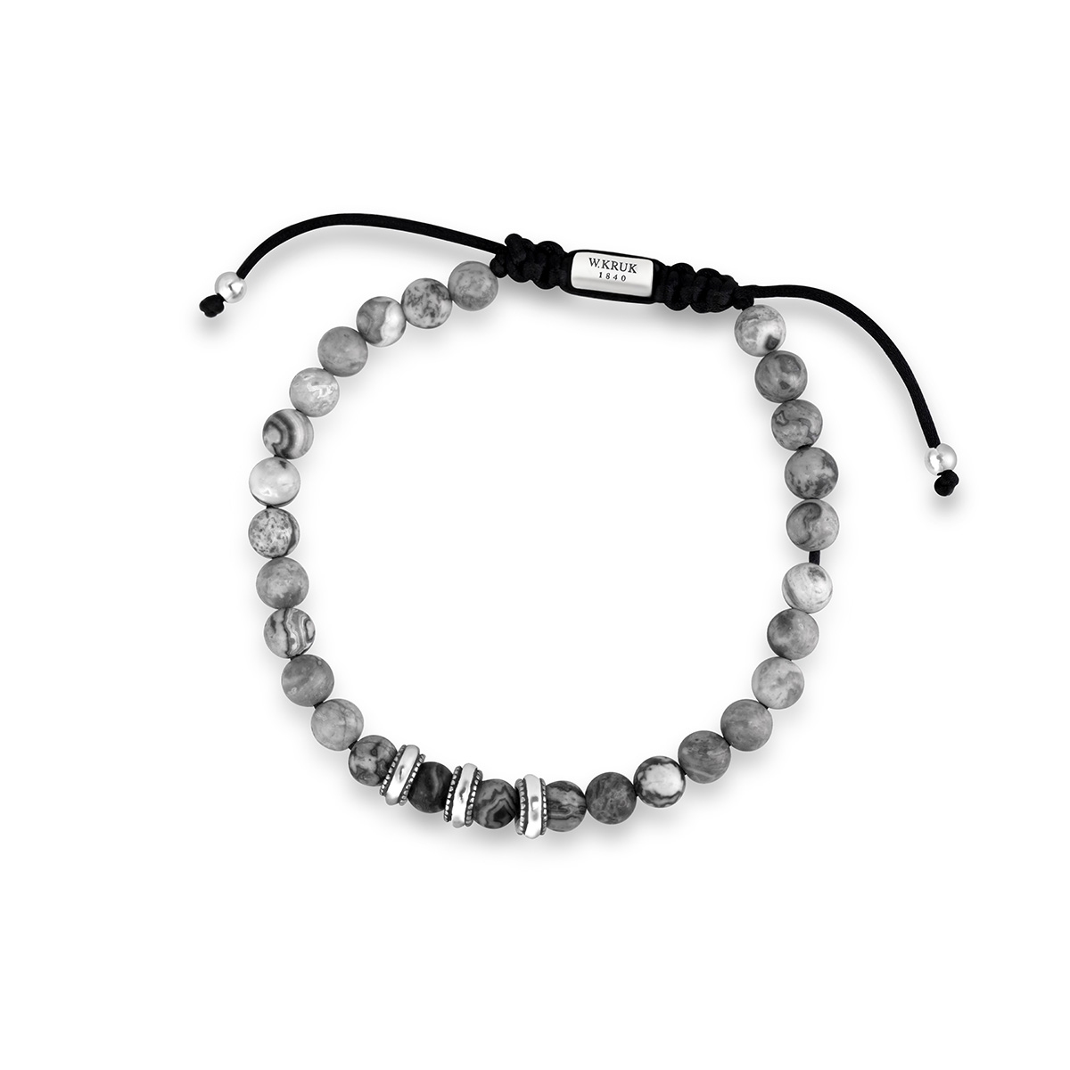 Bransoleta sznurkowa z jaspisem