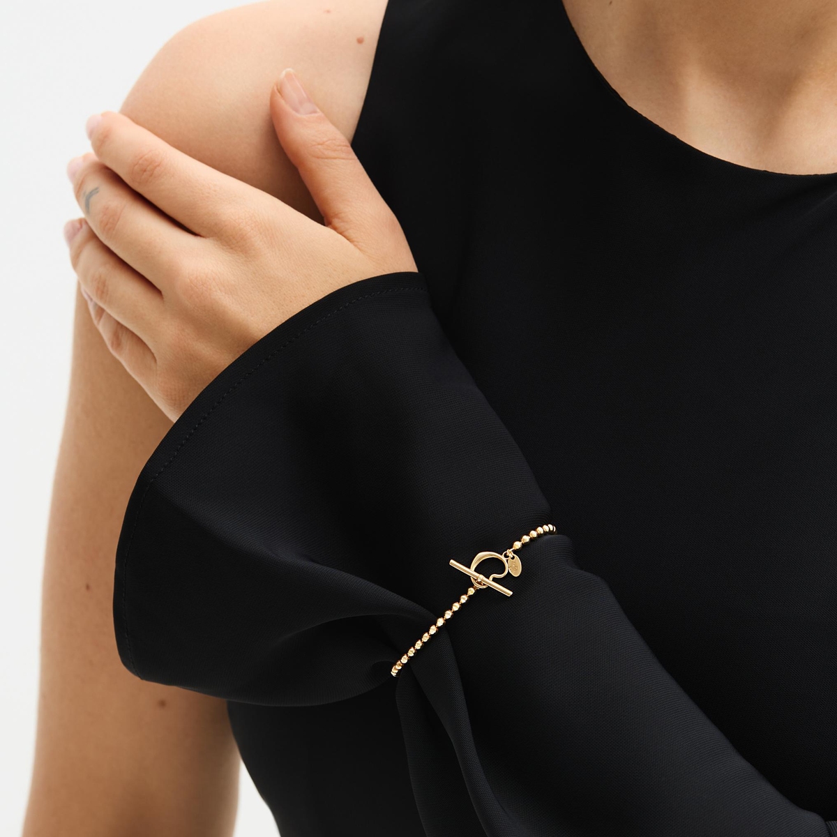 Bransoleta srebrna z motywem serca