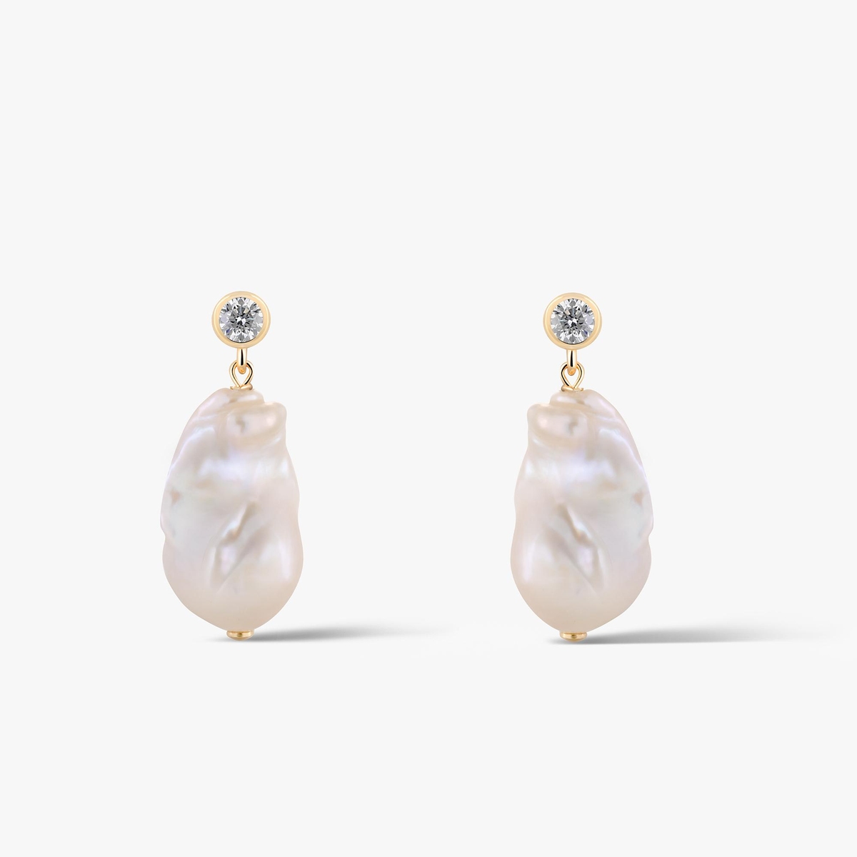 Kolczyki srebrne z perłą