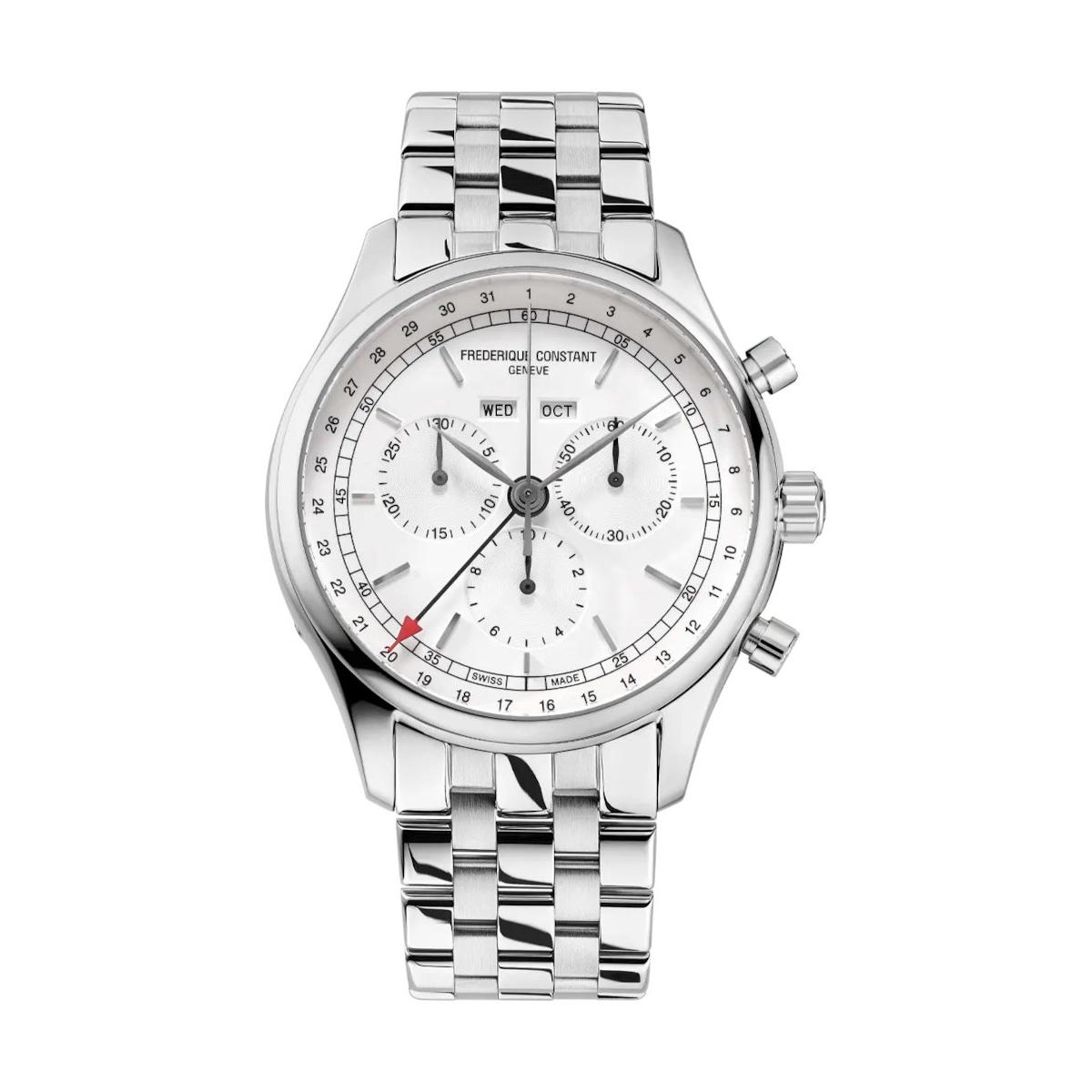 ZEGAREK FREDERIQUE CONSTANT CLASSICS QUARTZ CHRONOGRAPH TRIPLE CALENDAR