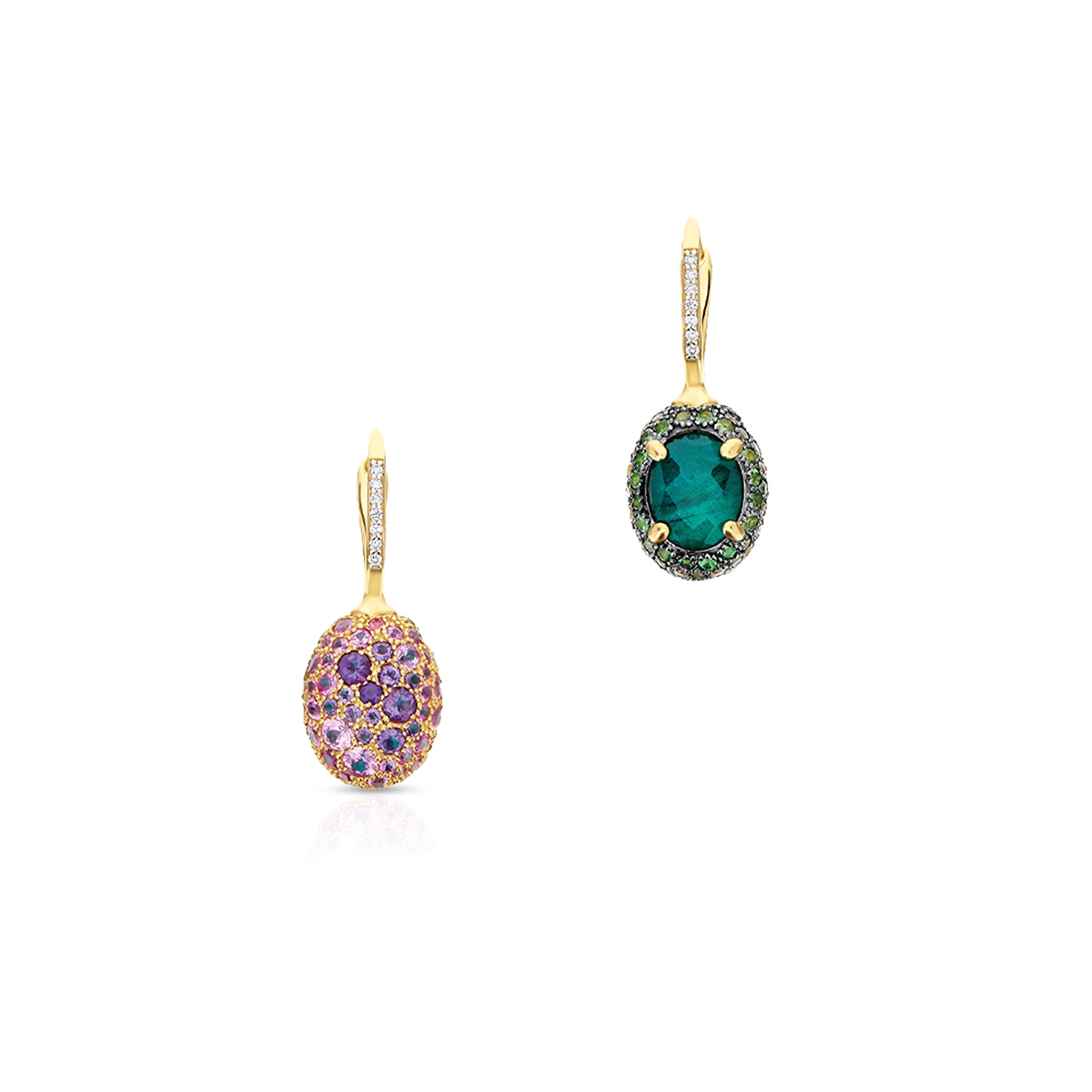 Kolczyki złote Nanis