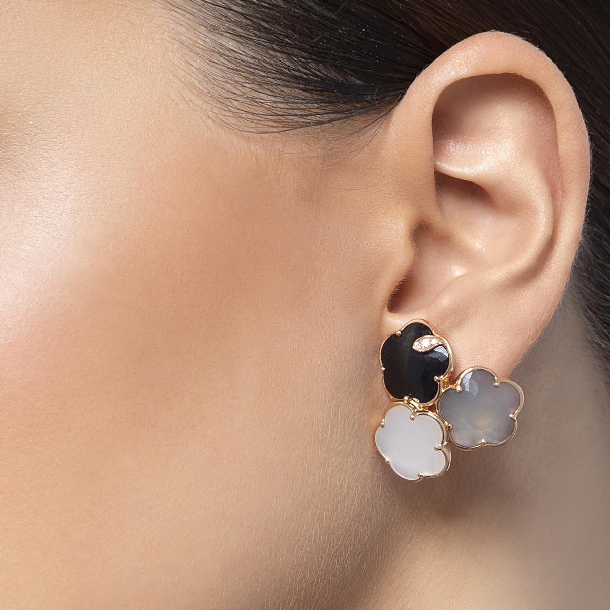 Kolczyki różowe złoto Pasquale Bruni