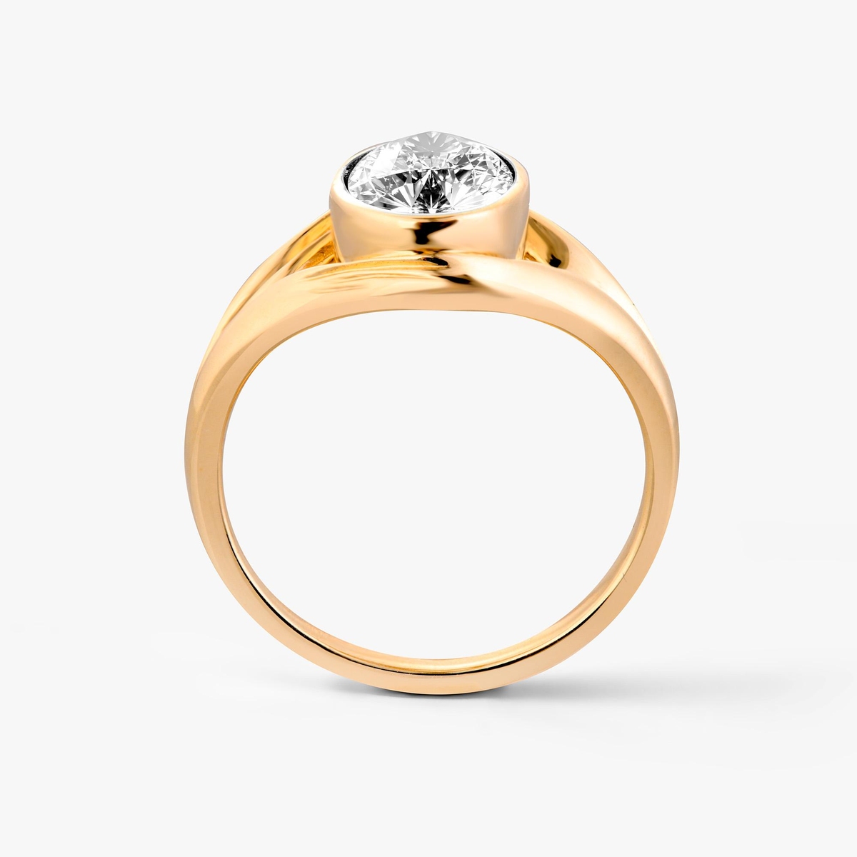 Pierścionek złoty Nuova