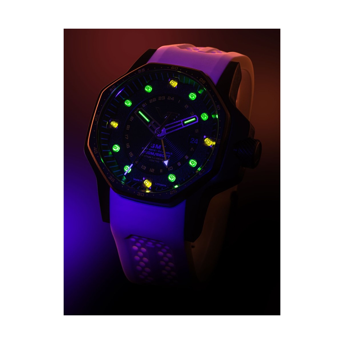 ZEGAREK VOSTOK EUROPE ATOMIC AGE FERMI LINE AUTOMATIC GMT