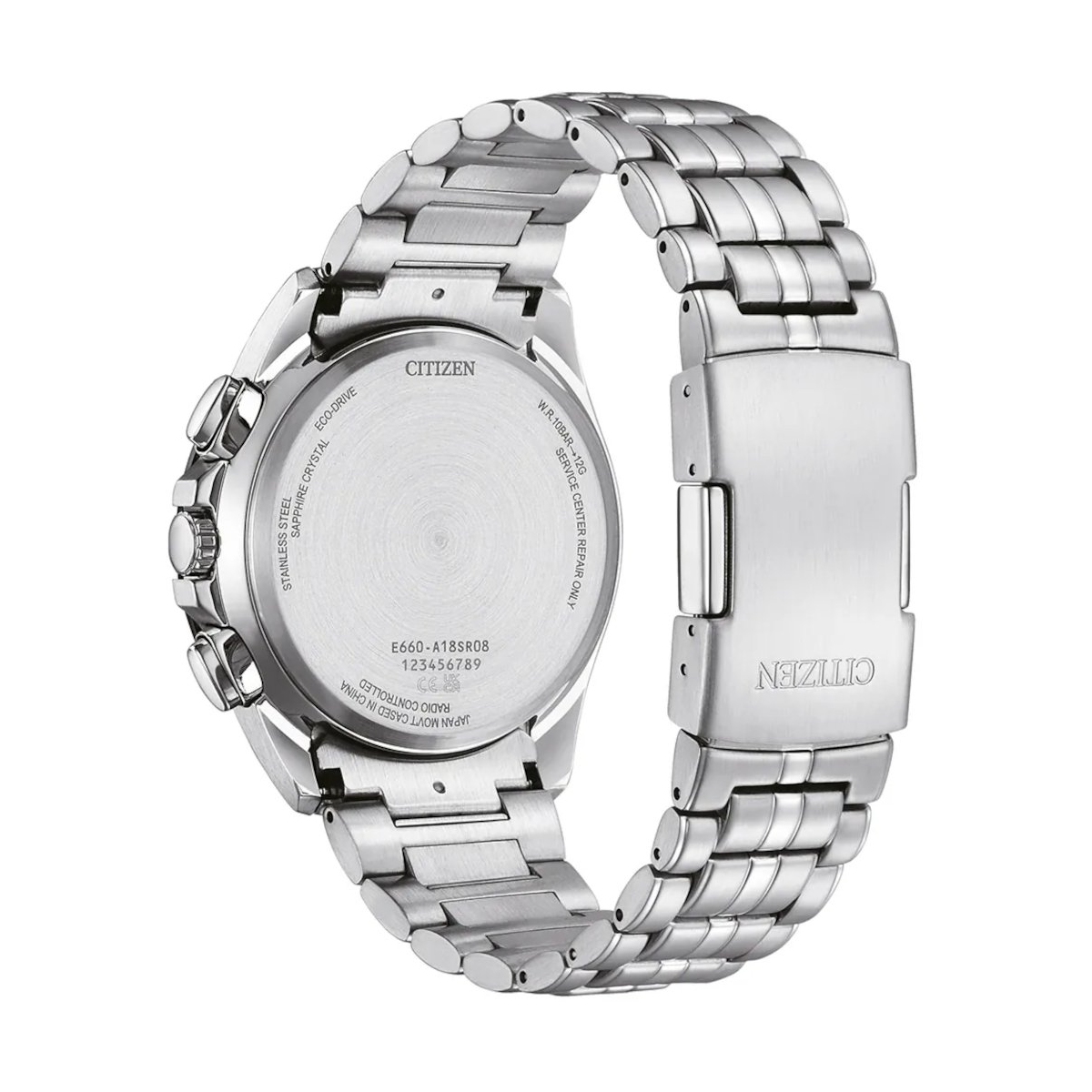 ZEGAREK CITIZEN RADIO CONTROLLED CHRONOGRAPH UNITE WITH BLUE LIMITED EDITION