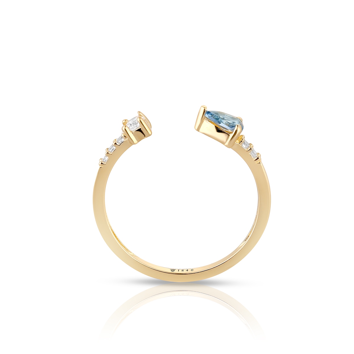 Pierścionek złoty Lollipop