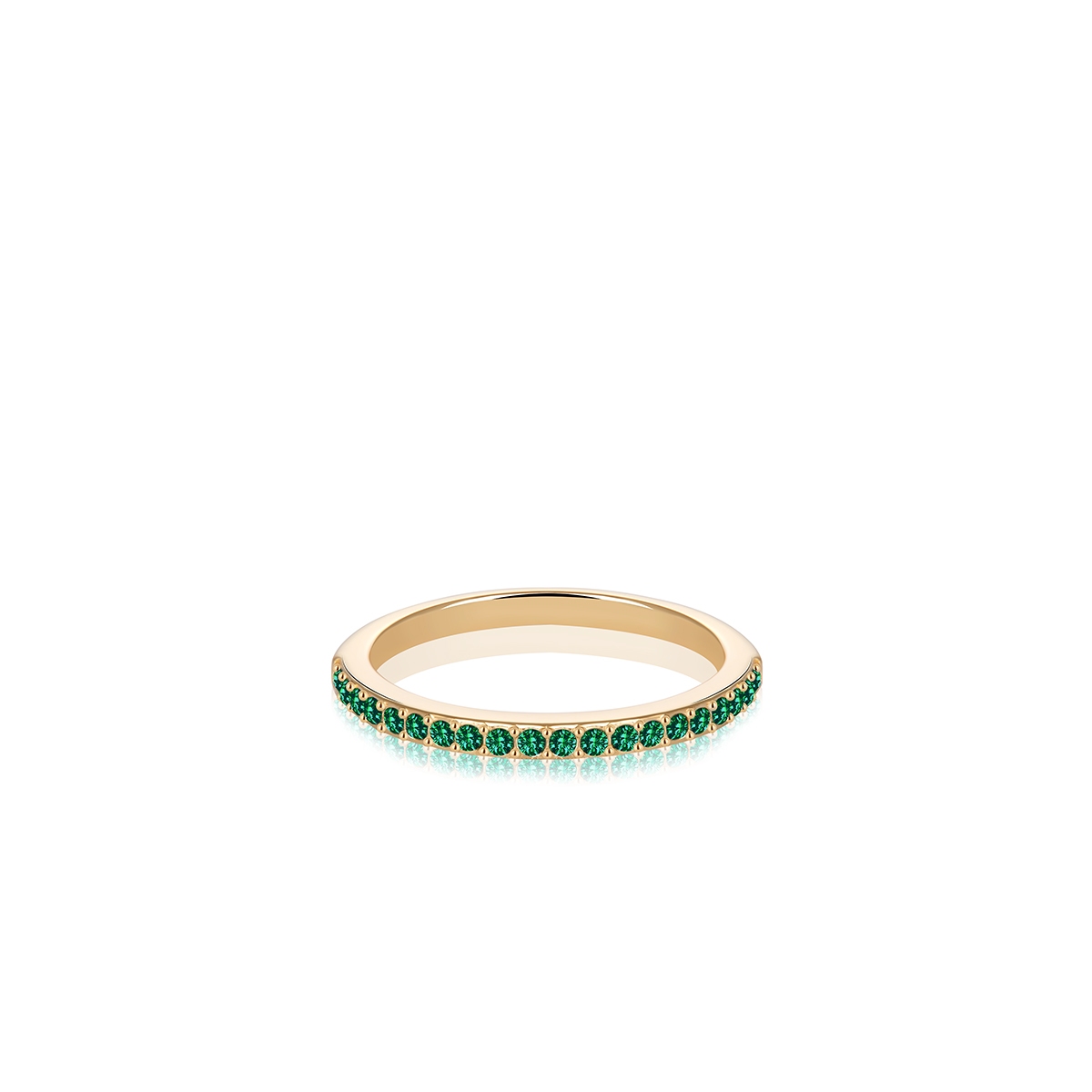 Pierścionek srebrny pozłacany z Kryształami Swarovskiego