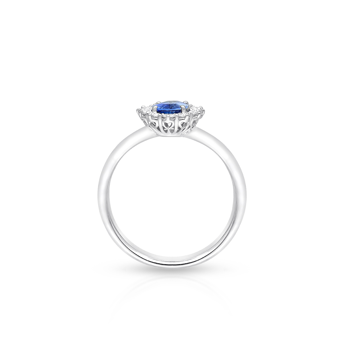 Pierścionek białe złoto Recarlo