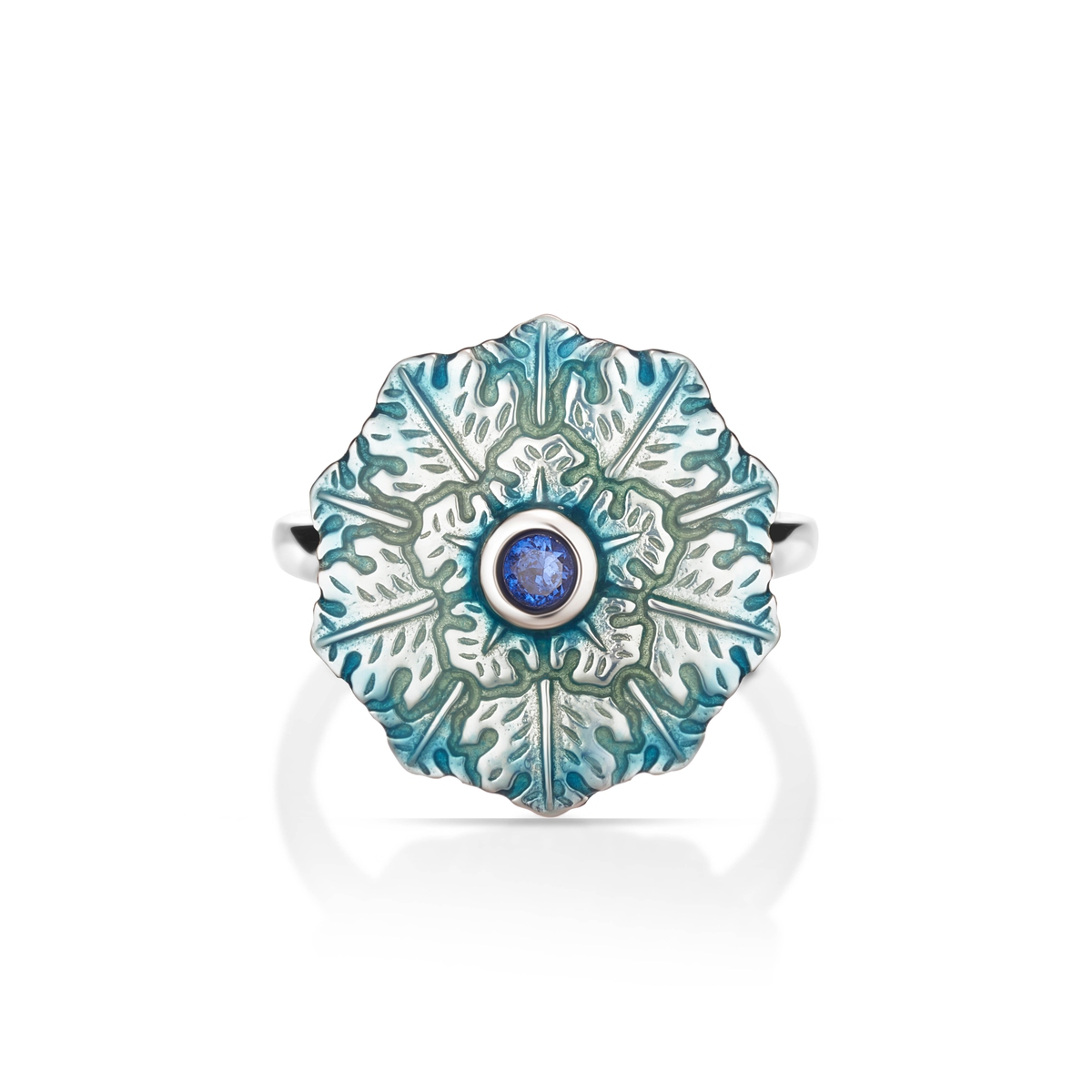 Pierścionek srebrny Baśniowa