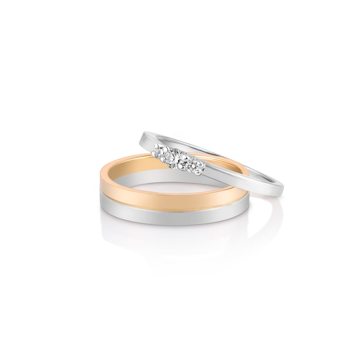 Pierścionek zaręczynowy złoty Wieczny