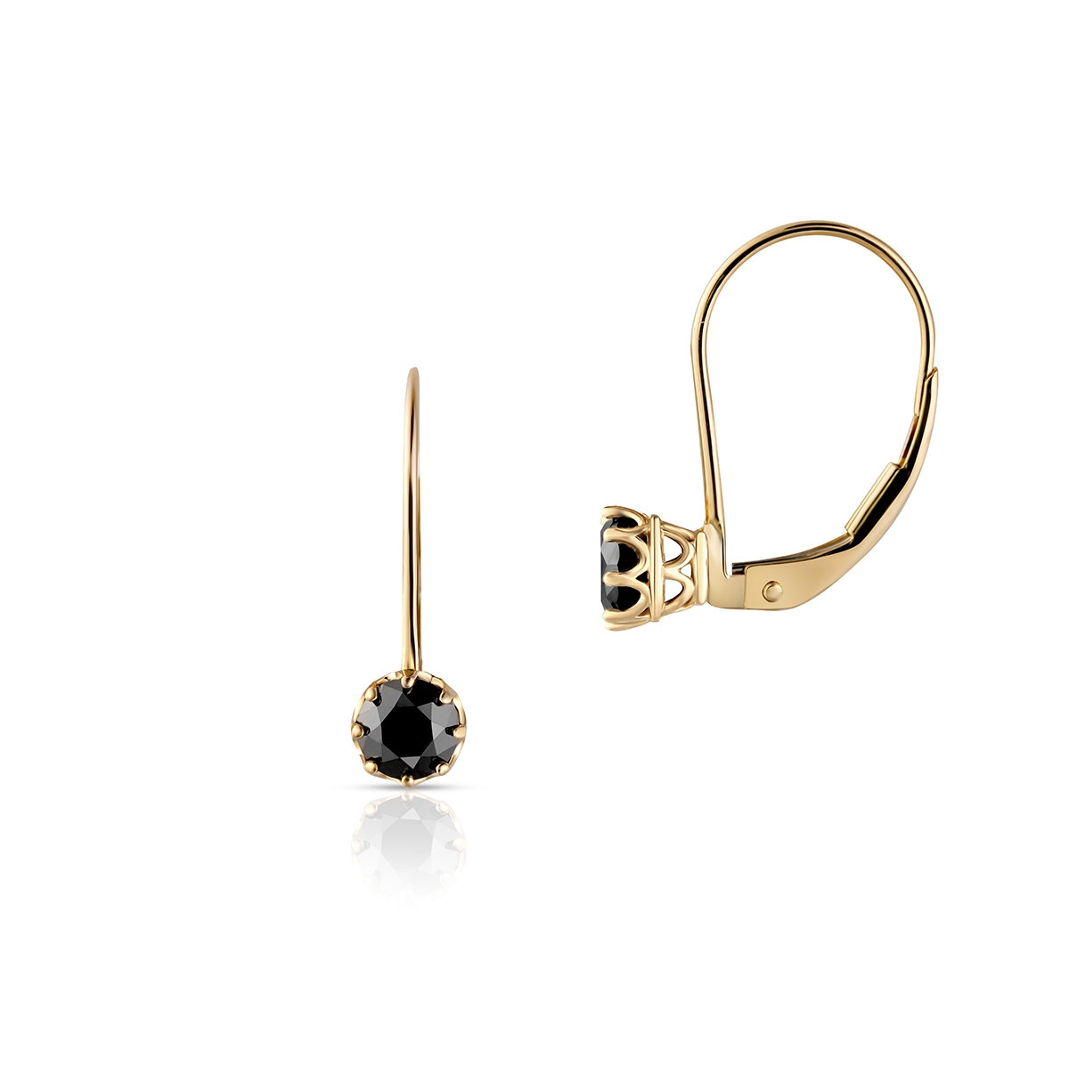 Kolczyki złote Tajemniczy