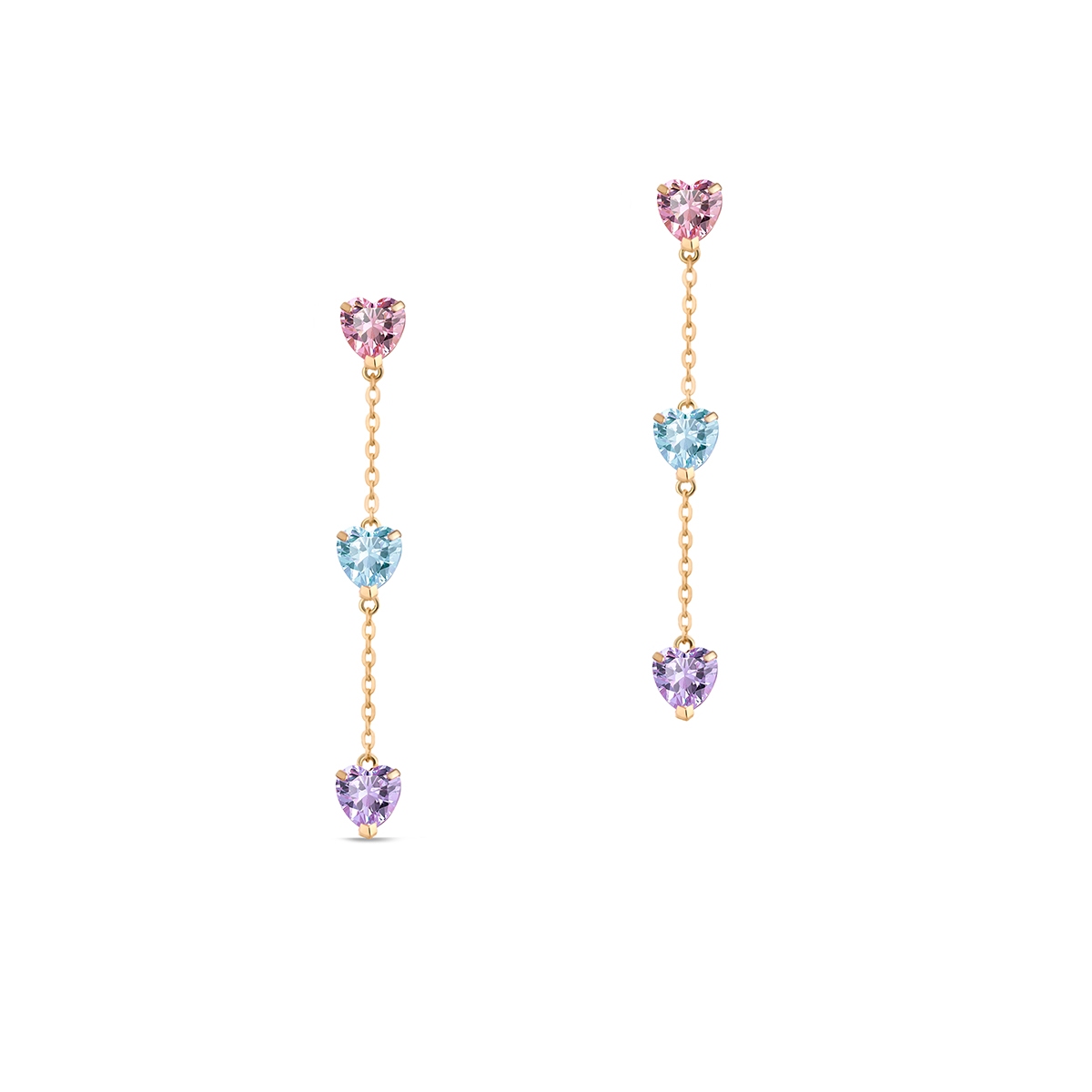 Kolczyki złote Lollipop