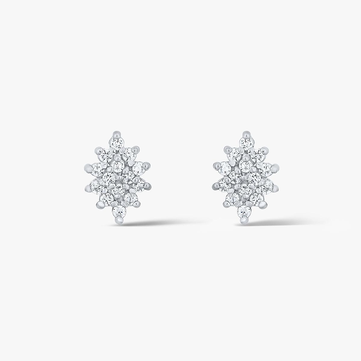 Kolczyki srebrne z cyrkoniami