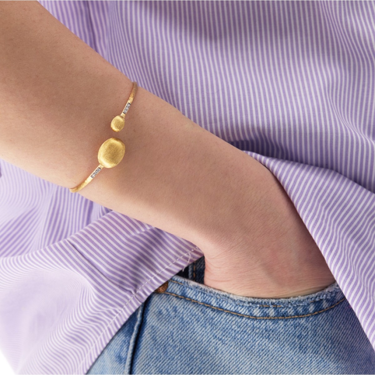 Bransoleta złota Nanis