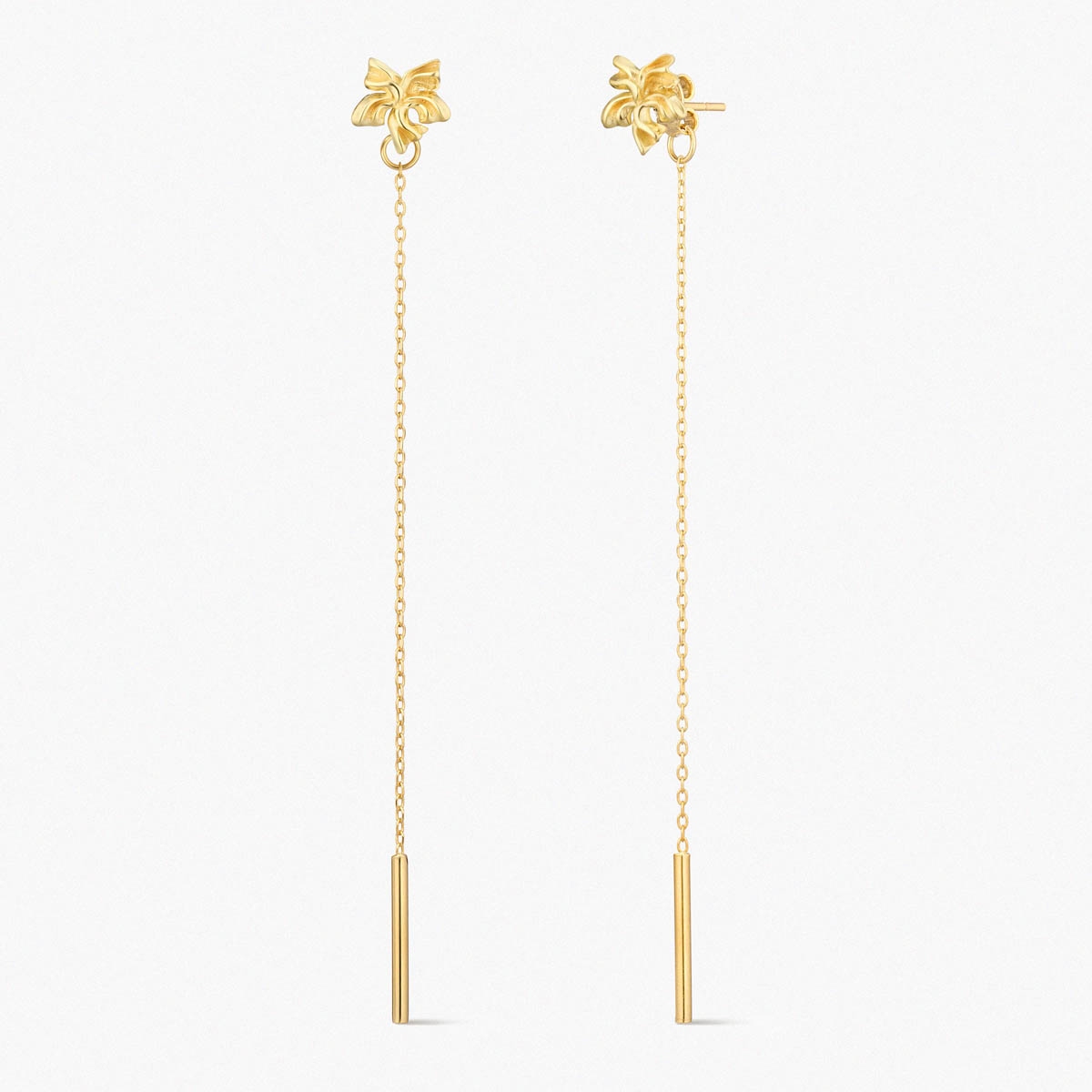 Kolczyki srebrne Follow