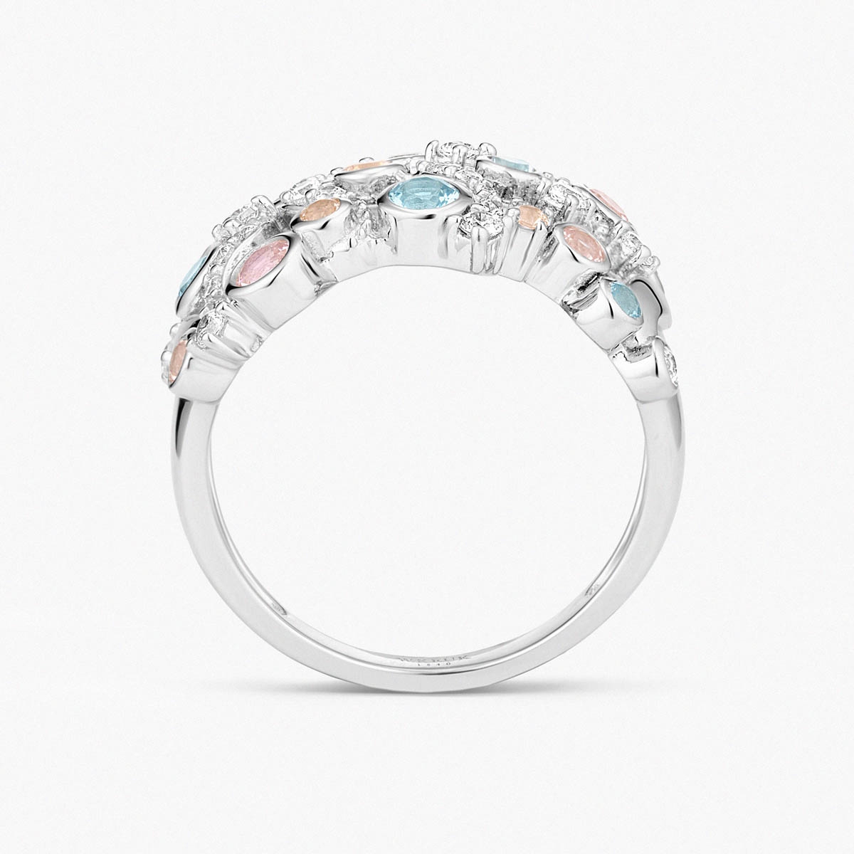 Pierścionek srebrny Balerina