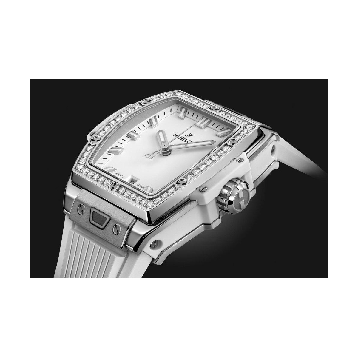 ZEGAREK HUBLOT SPIRIT OF BIG BANG TITANIUM WHITE DIAMONDS