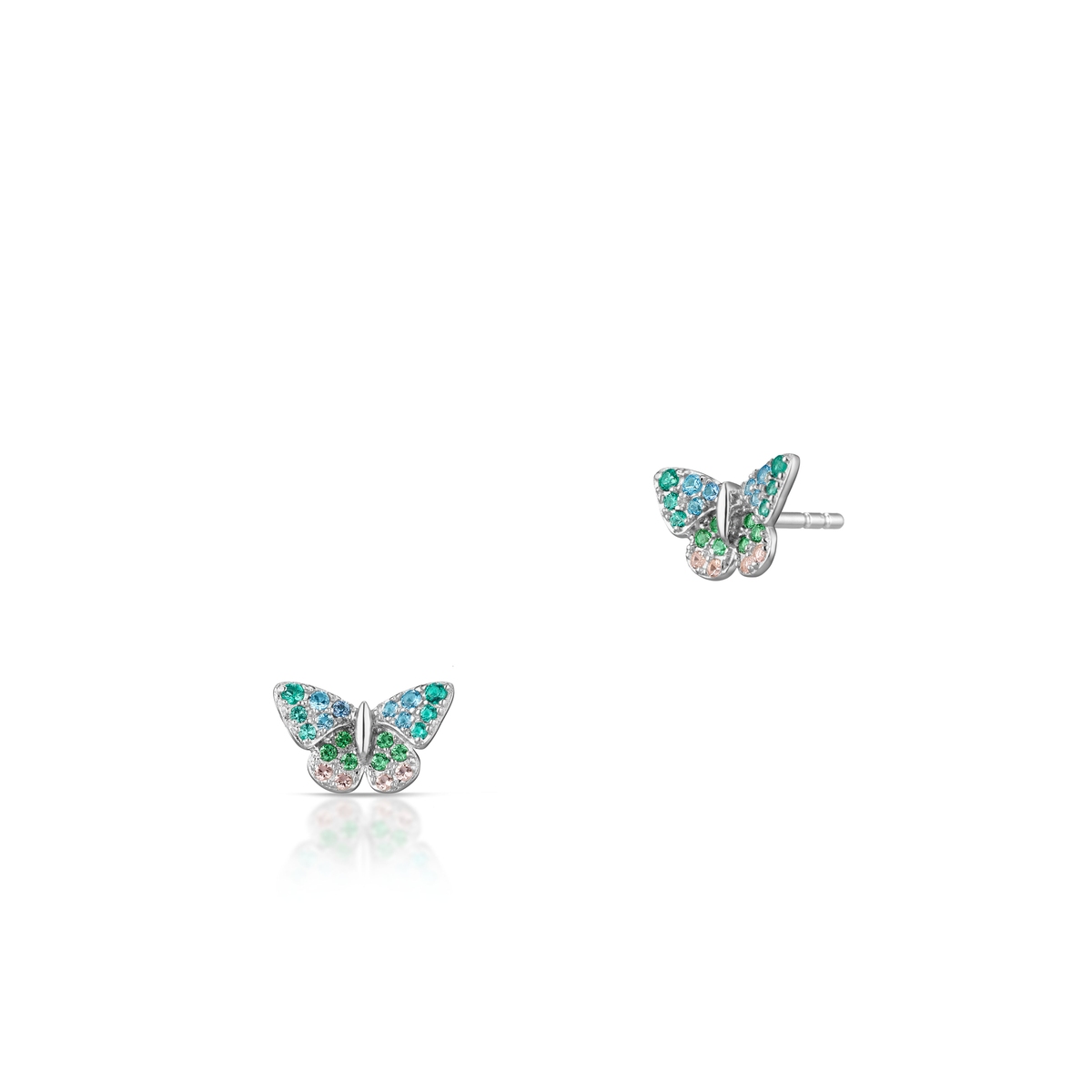 Kolczyki srebrne Preludium Butterfly