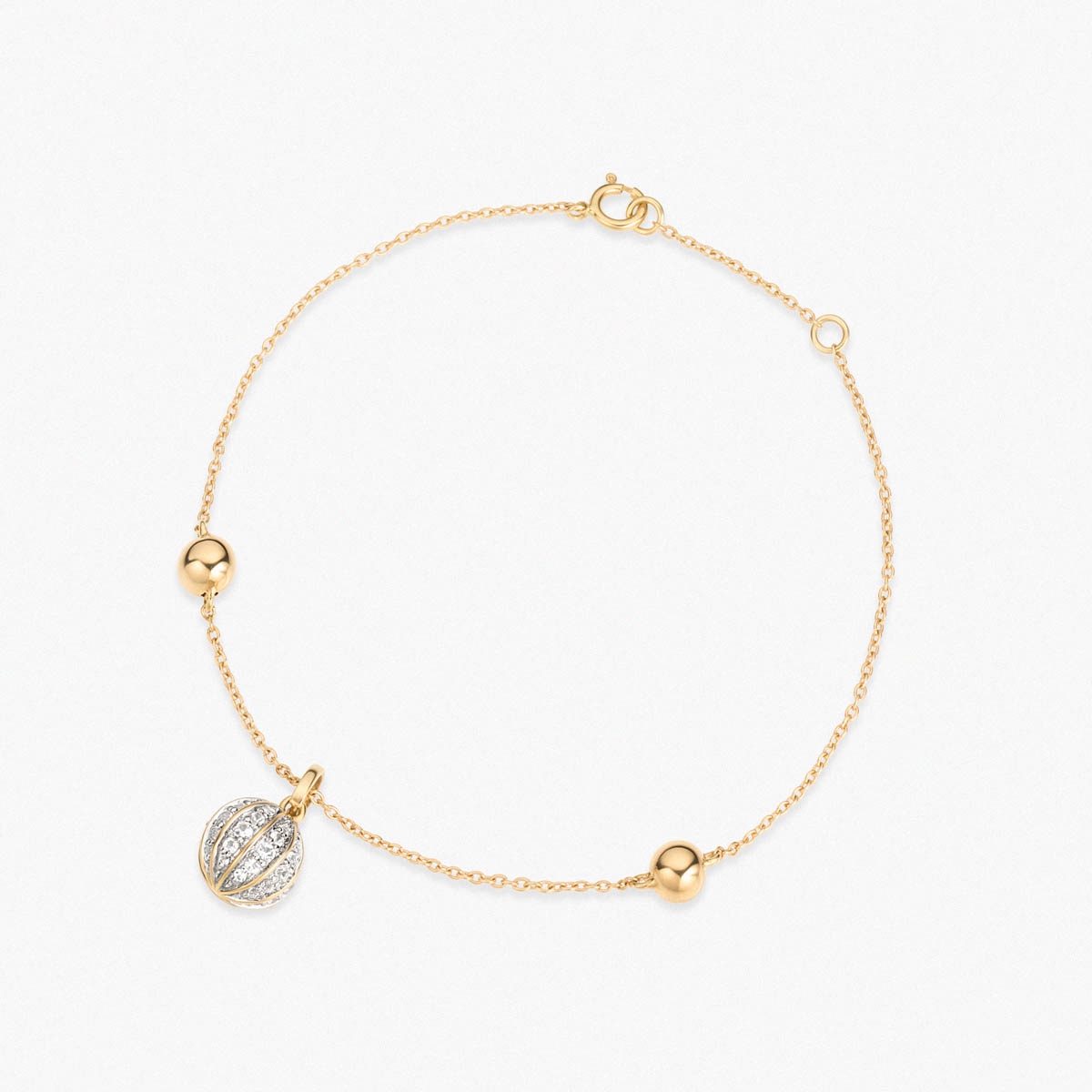 Bransoleta złota Follow