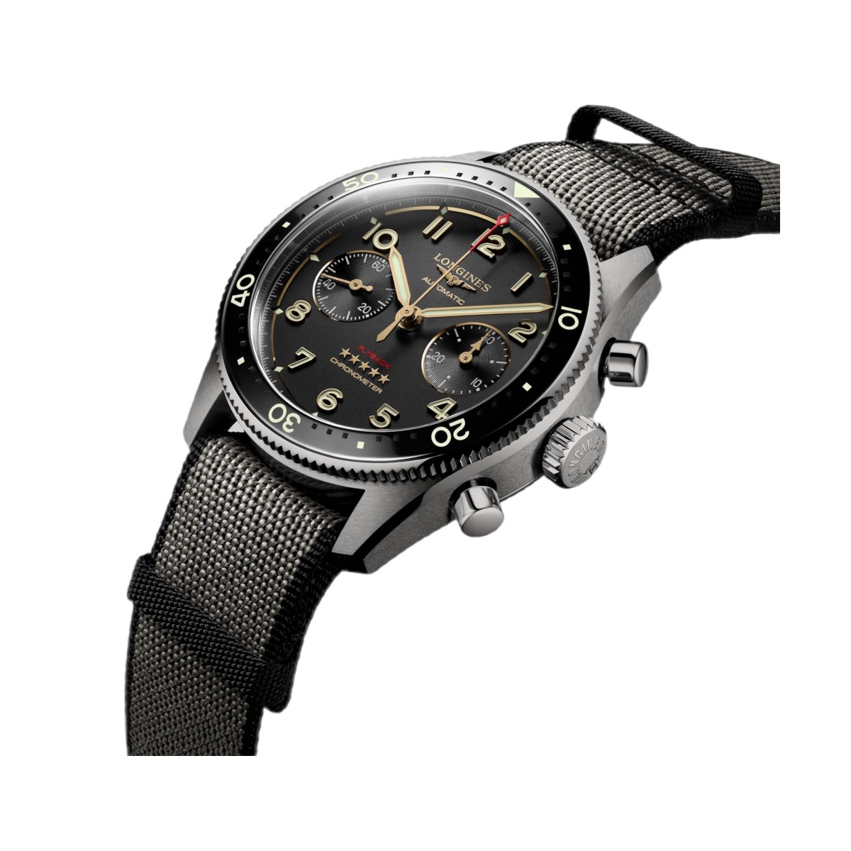 LONGINES SPIRIT FLYBACK TITANIUM