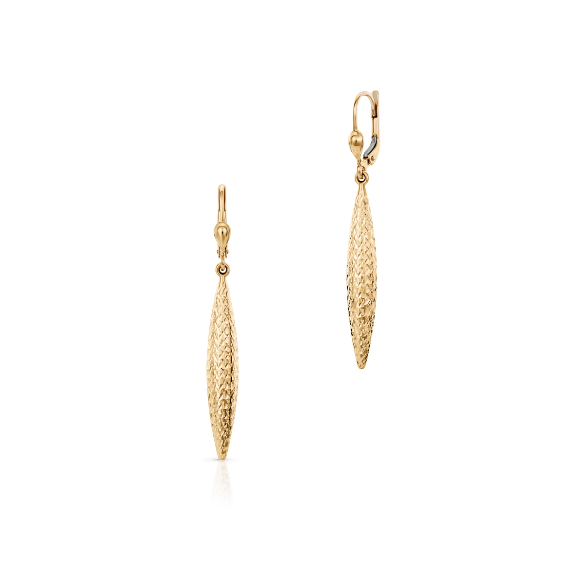 Kolczyki złote wiszące