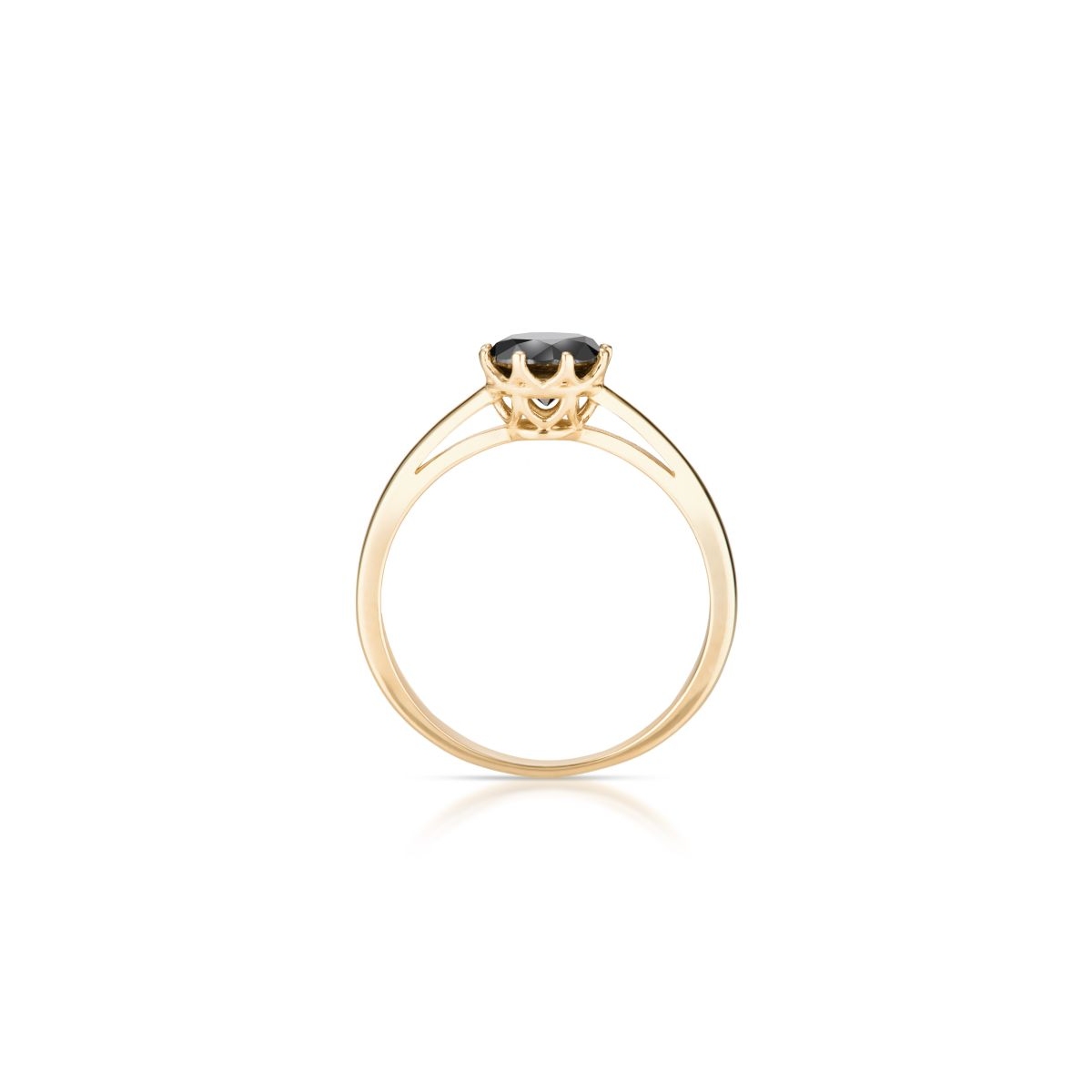 Pierścionek zaręczynowy złoty Tajemniczy