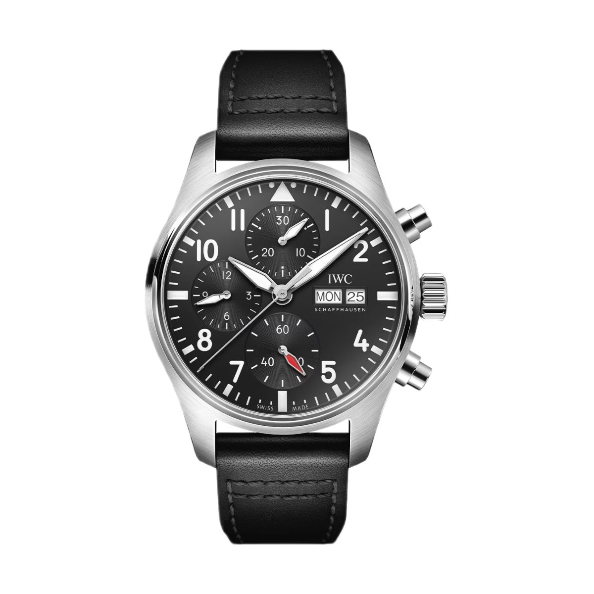ZEGAREK IWC SCHAFFHAUSEN PILOT'S AUTOMATIC CHRONOGRAPH