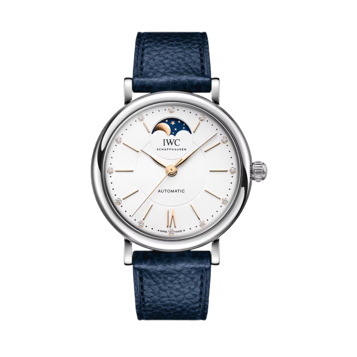 ZEGAREK IWC SCHAFFHAUSEN PORTOFINO AUTOMATIC MOON PHASE