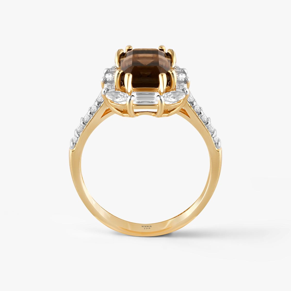 Pierścionek złoty Diva Celebration