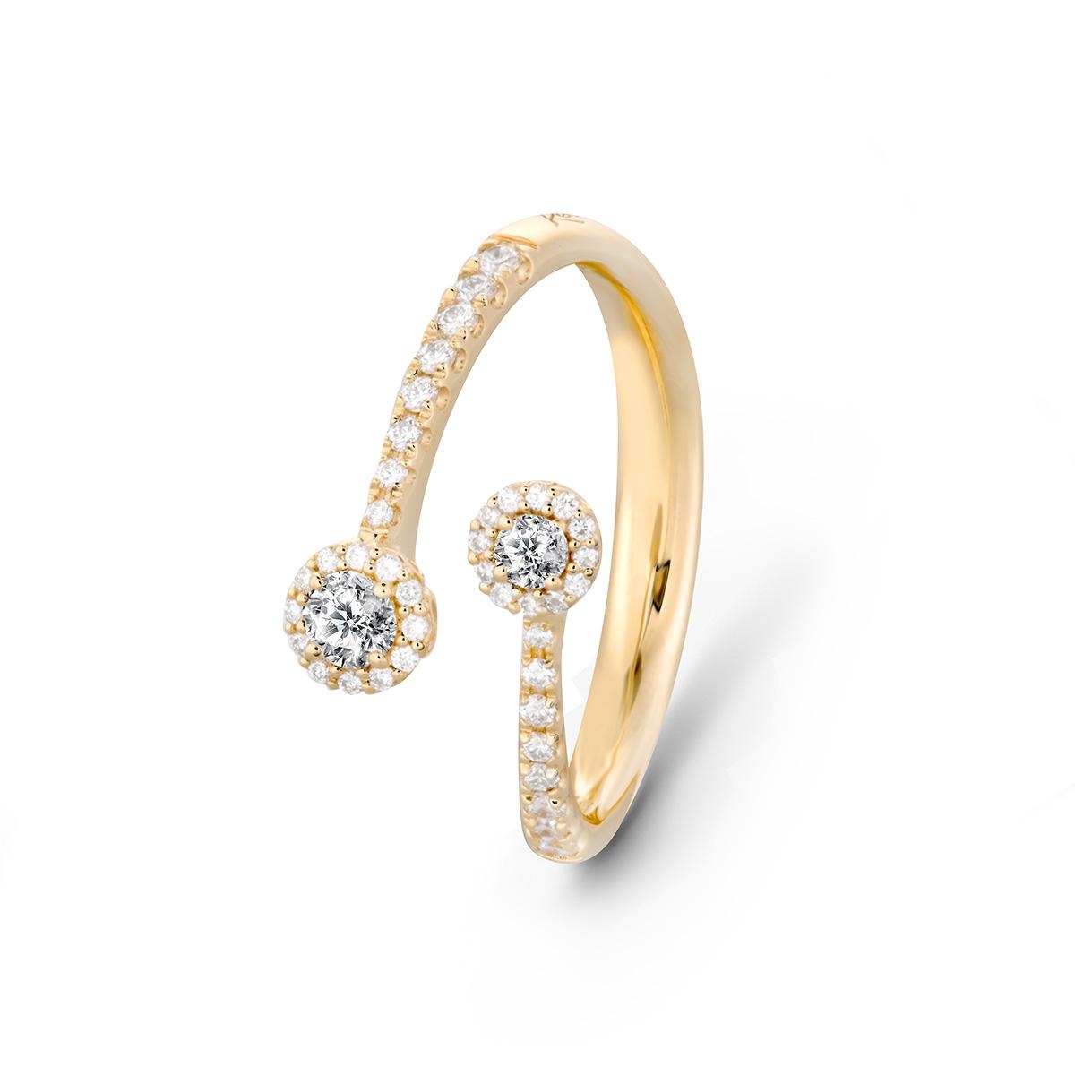 Pierścionek złoty Recarlo