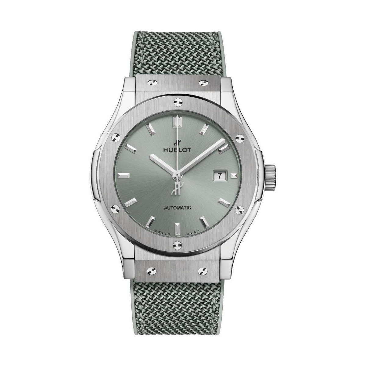 ZEGAREK HUBLOT CLASSIC FUSION TITANIUM SAGE GREEN