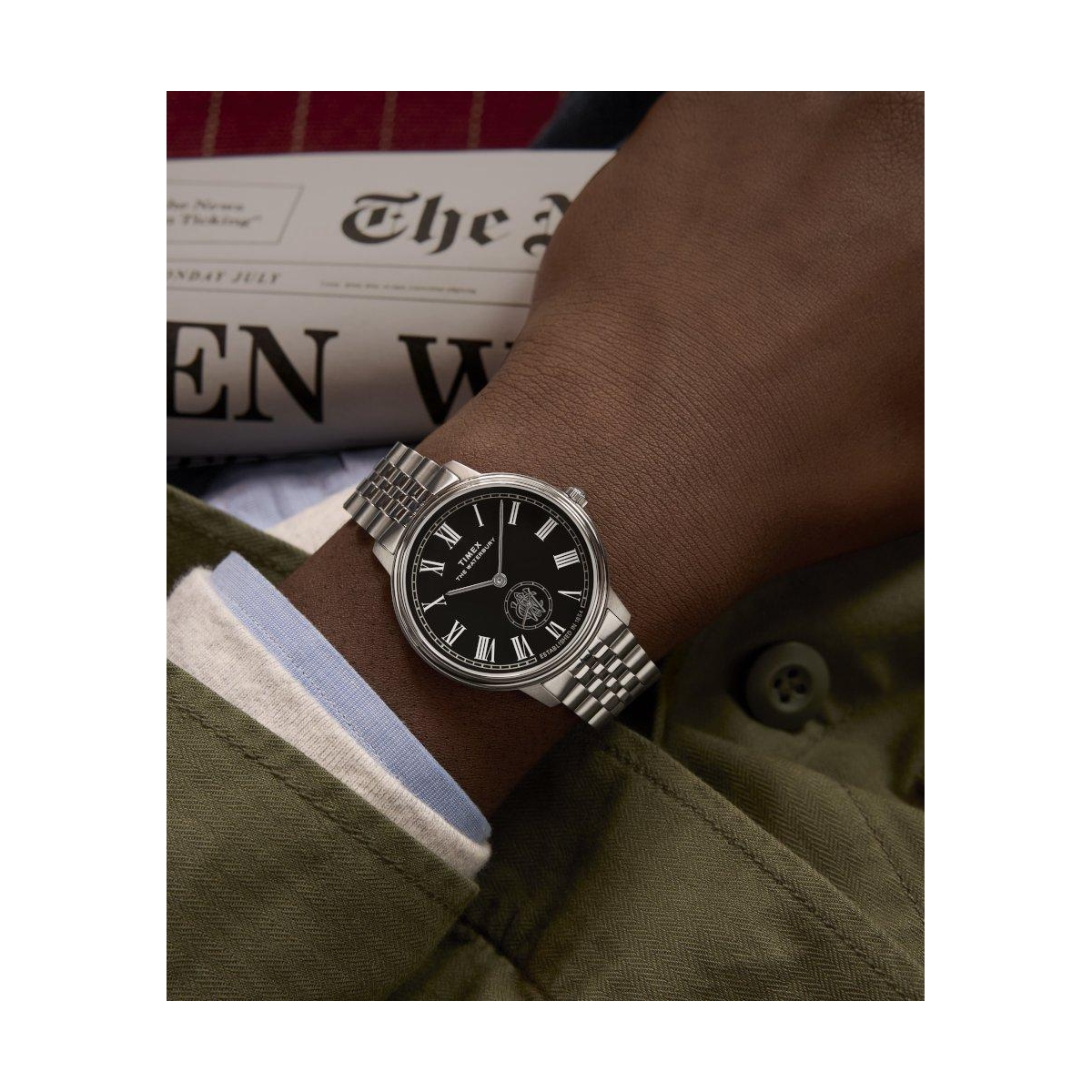 ZEGAREK TIMEX WATERBURY METROPOLITAN SUB-SECOND