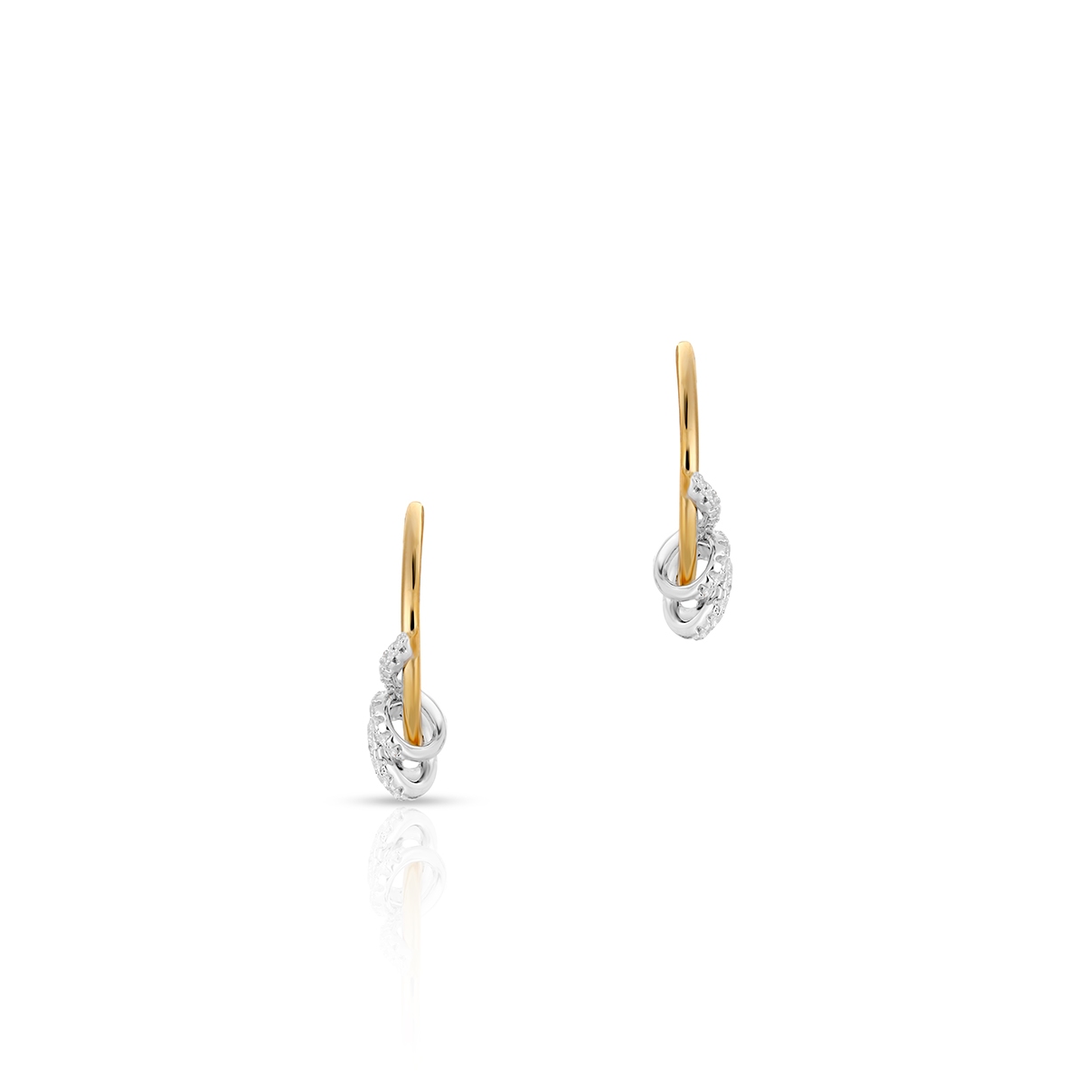 Kolczyki srebrne z cyrkoniami