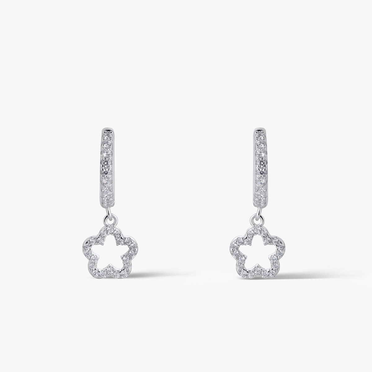 Kolczyki srebrne z cyrkoniami