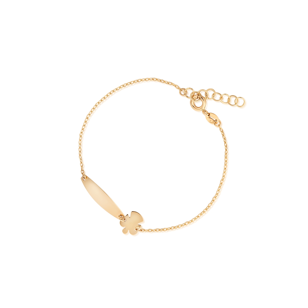 Bransoletka złota anioł