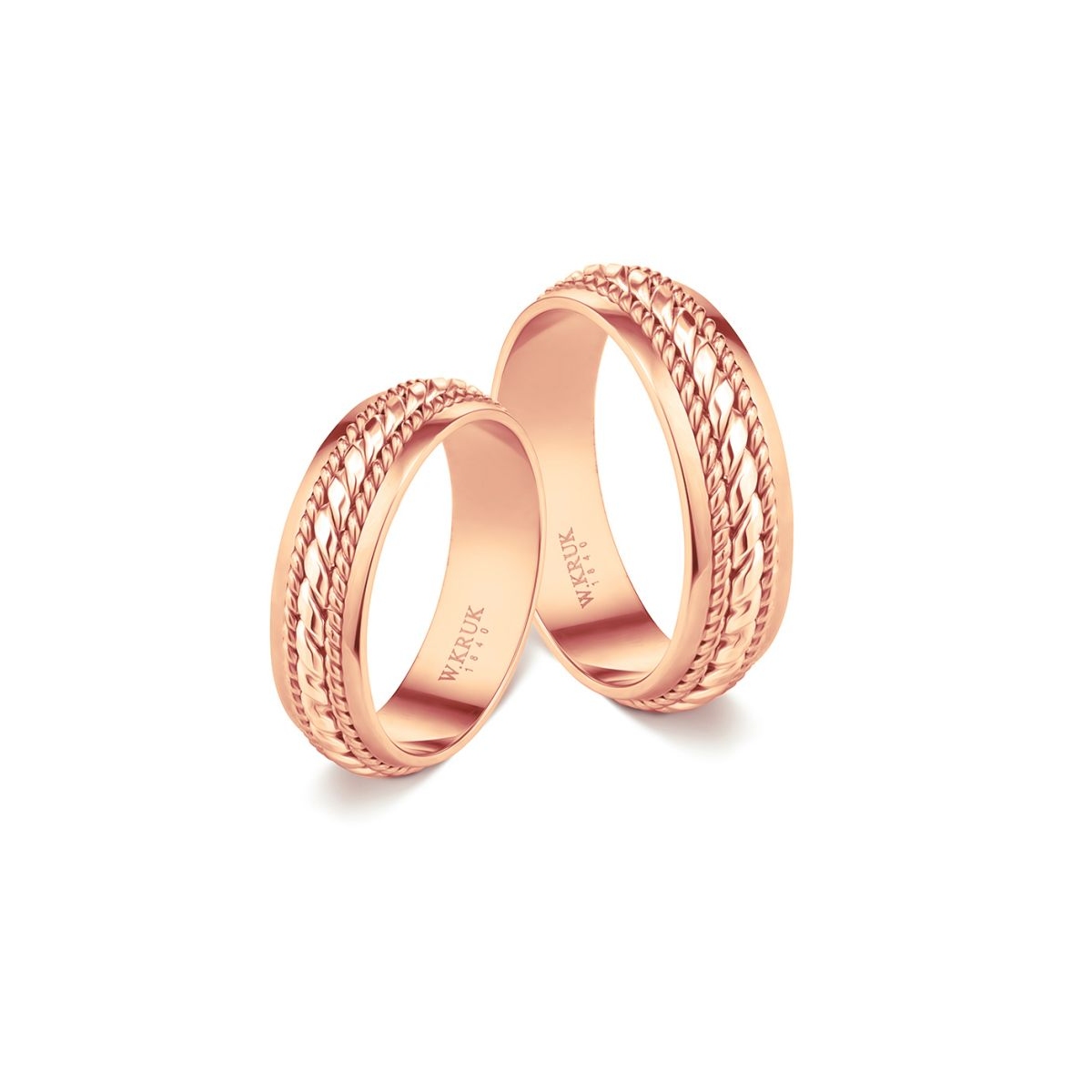 Komplet obrączek złotych LIRICA