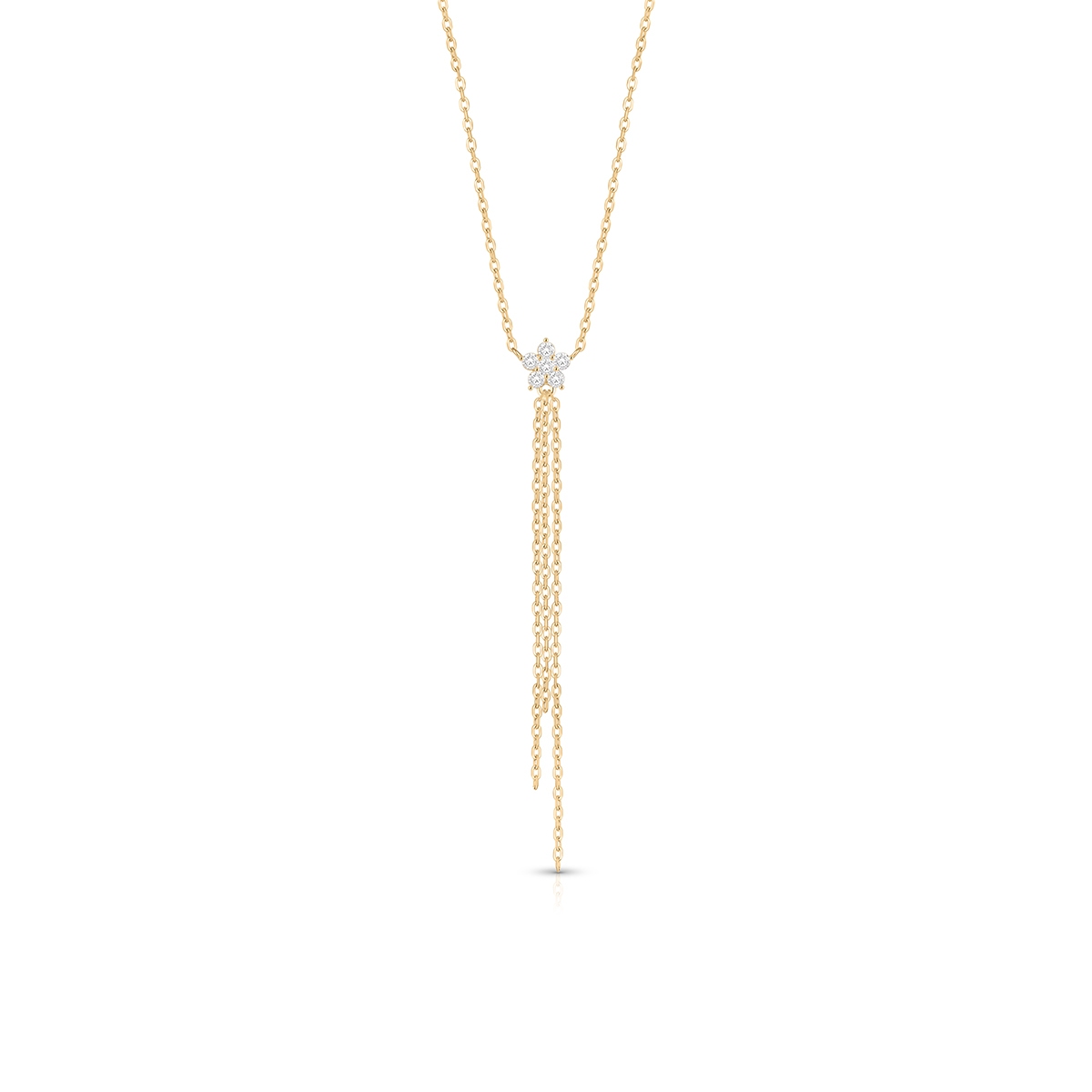 Naszyjnik srebrny pozłacany gwiazda z cyrkoniami