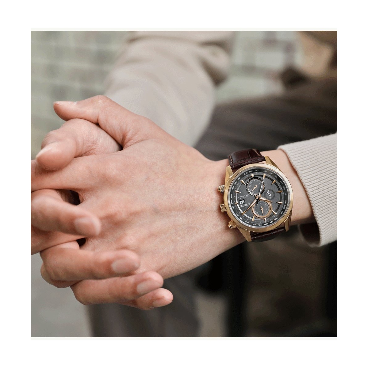 ZEGAREK CITIZEN RADIO CONTROLLED CHRONOGRAPH