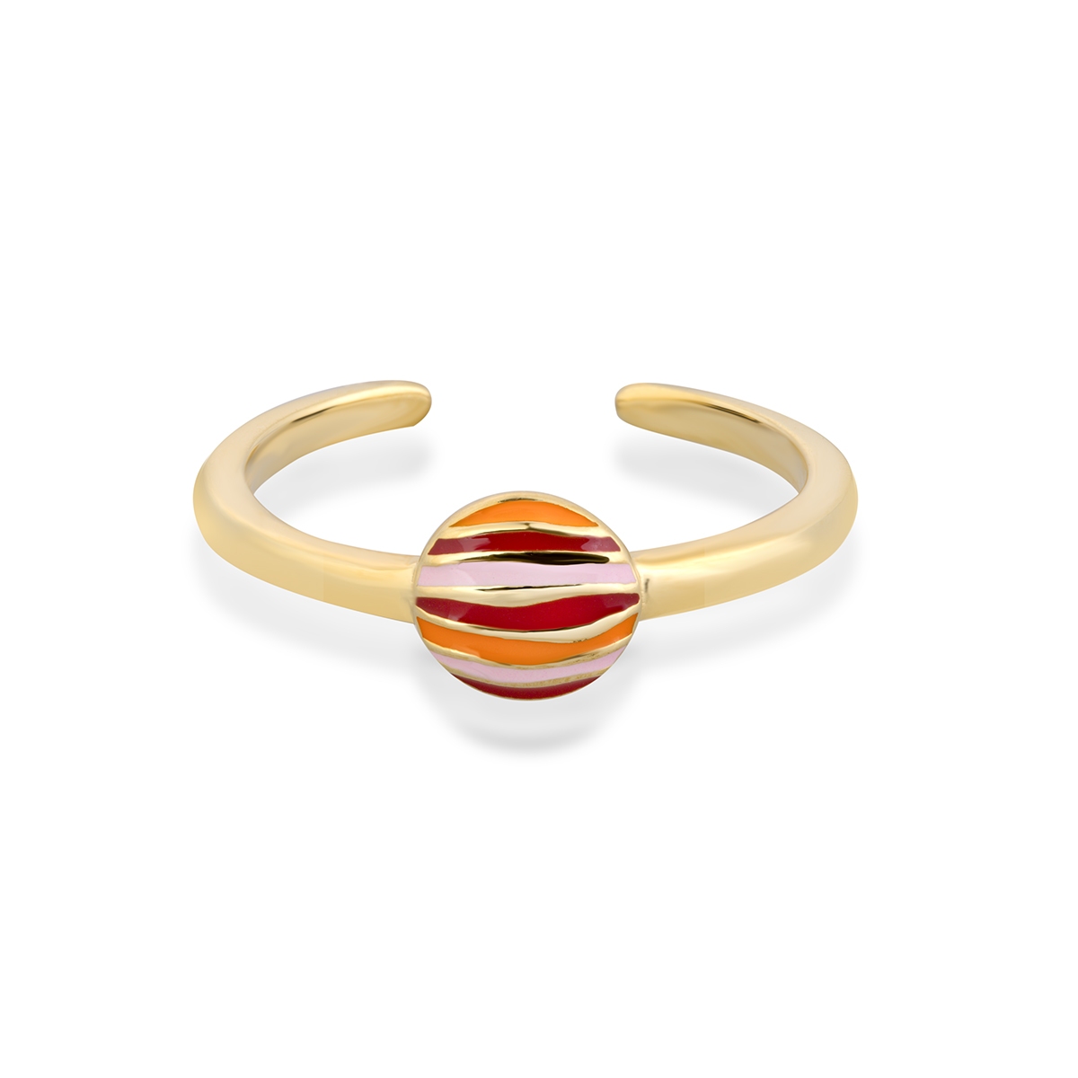 Pierścionek srebrny z motywem planety